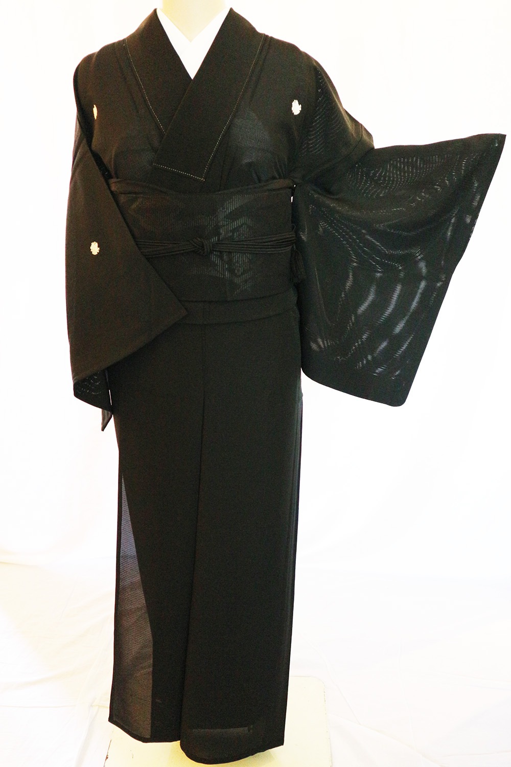 B-2.夏絽紗黒共名古屋帯（別腹） 纏まり