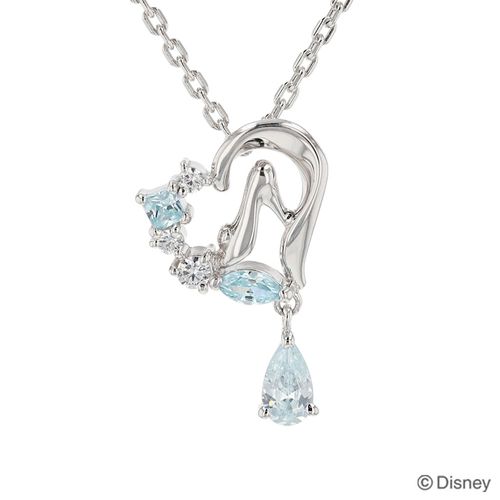 【ディズニー】Disney ティンカー・ベル/シルバーキュービックペンダント ディズニー] ティンカー・ベル / シルバー キュービック