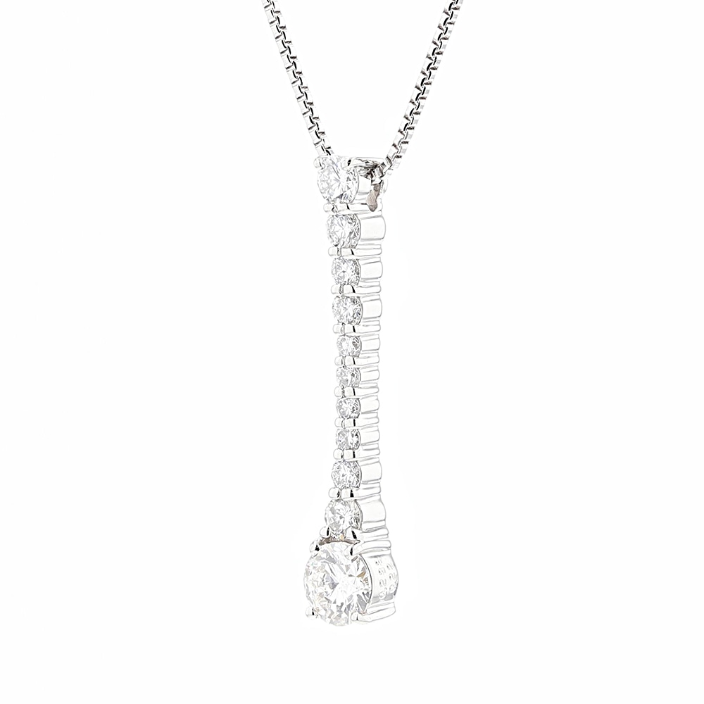 3540 Thanks Days Platinum ダイヤモンドペンダント 0.80ct Pt : 瑞浪鉱物展示館