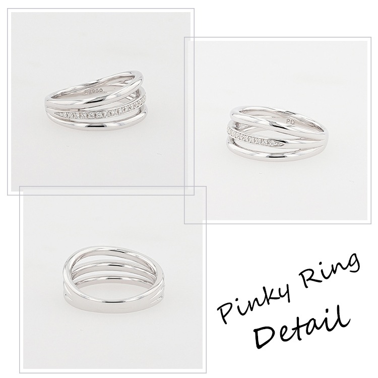 ピンキーアンドダイアン] PINKY&DIANNE シルバー キュービック