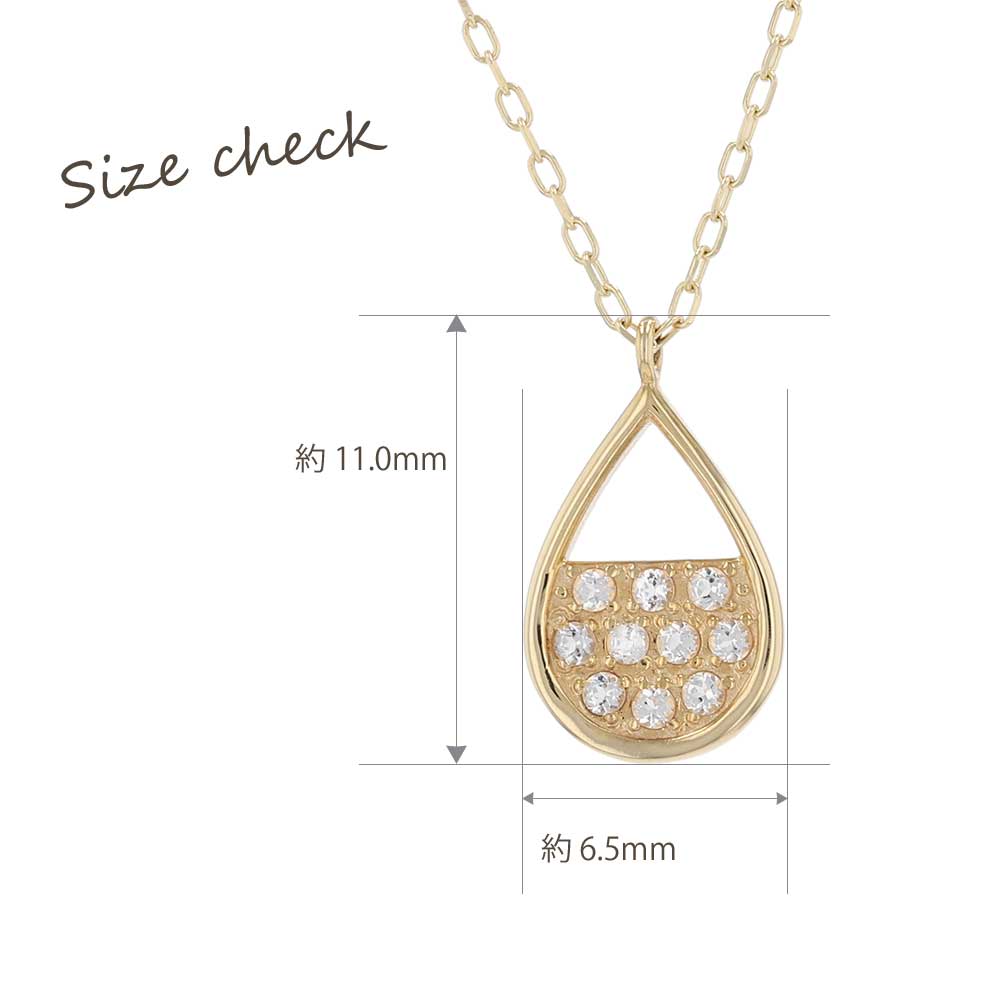 ピンキーアンドダイアン] PINKY&DIANNE ペンダント ネックレス パヴェ