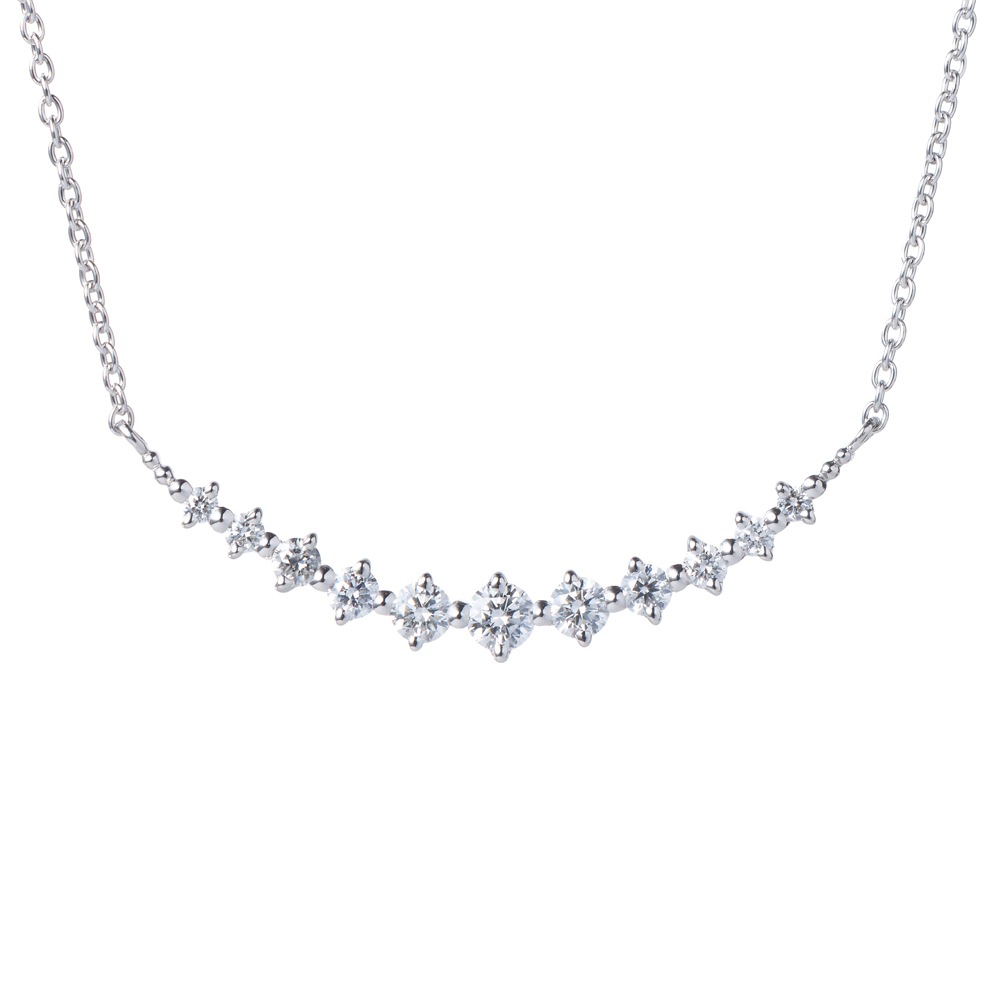 ウィスプ] WISP プラチナダイヤモンドペンダントネックレス 0.28ct 