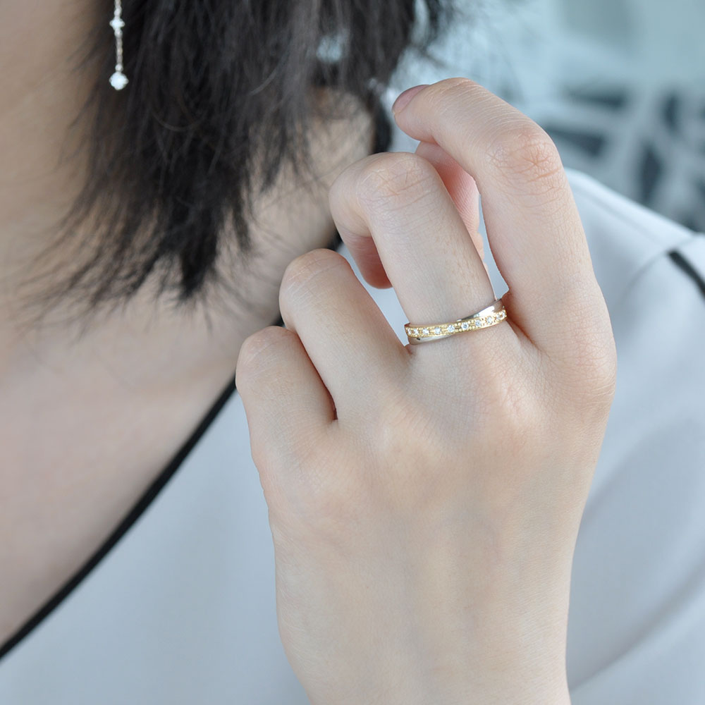 スイートテン・ダイヤモンド] Sweet 10 Diamond プラチナ 18金イエロー