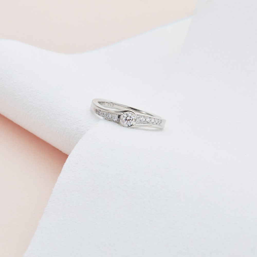プラチナ900ダイヤモンドリング10号 スイートテン・ダイヤモンド] 【正規品】 Sweet 10 Diamond