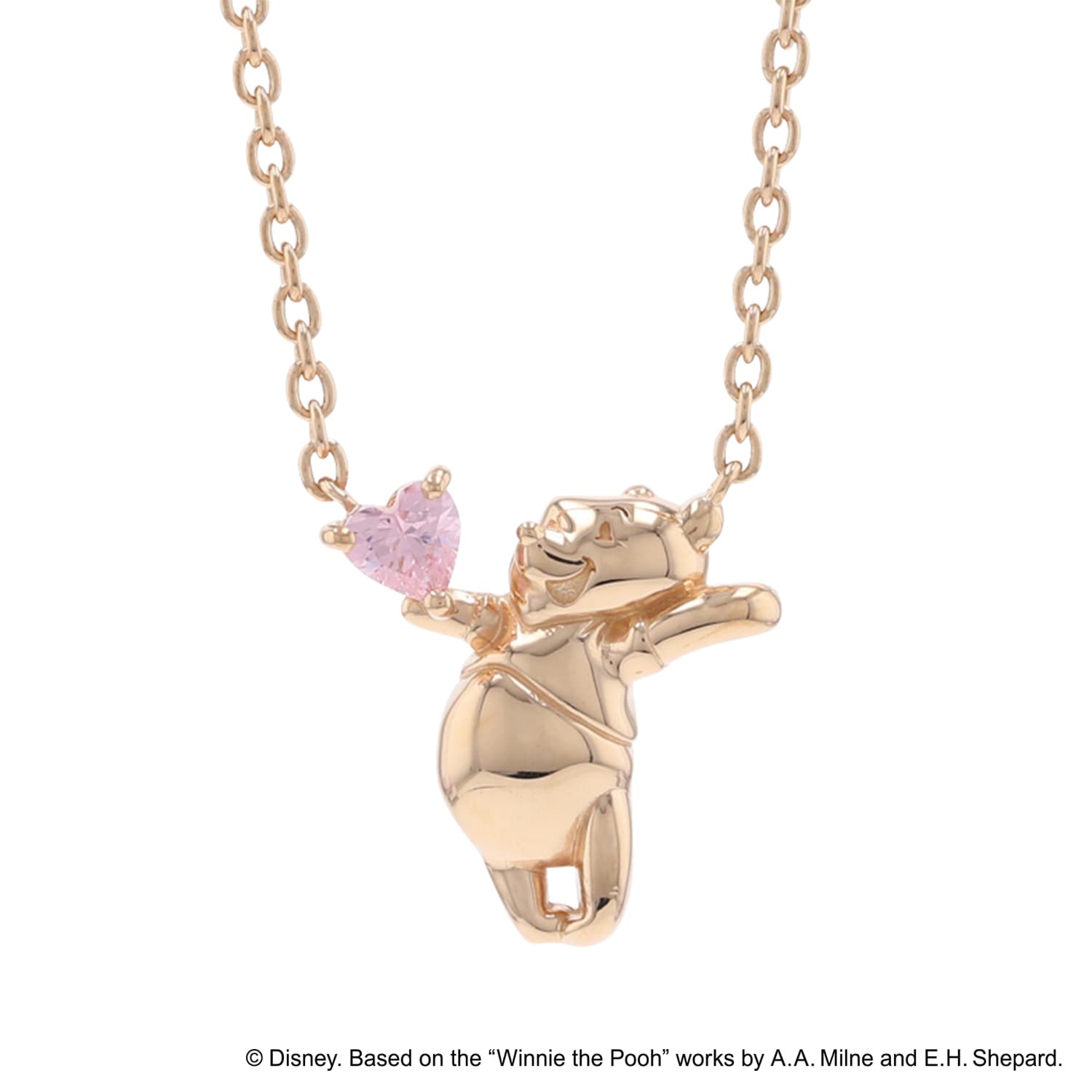 ディズニー] くまのプーさん /シルバー ピンクゴールド