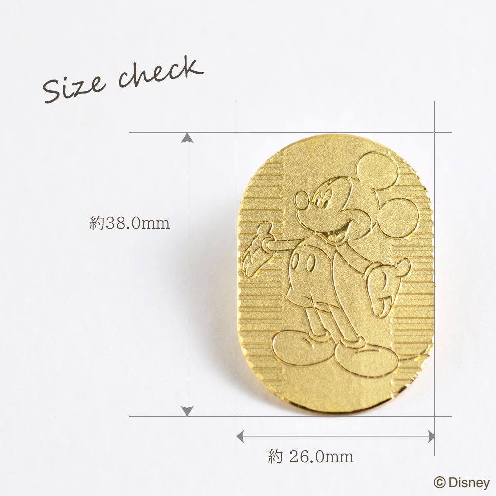ディズニー] 小判 10g 純金 24金 K24 ミッキー お守り 家宝 資産