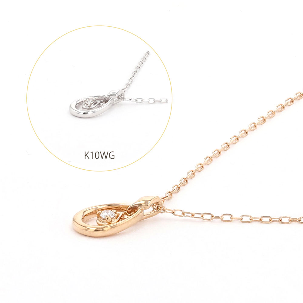 【未使用】Pinky&Dianne K10ゴールド ネックレス ピンキーアンドダイアン] PINKY&DIANNE 数量限定品 ペンダント