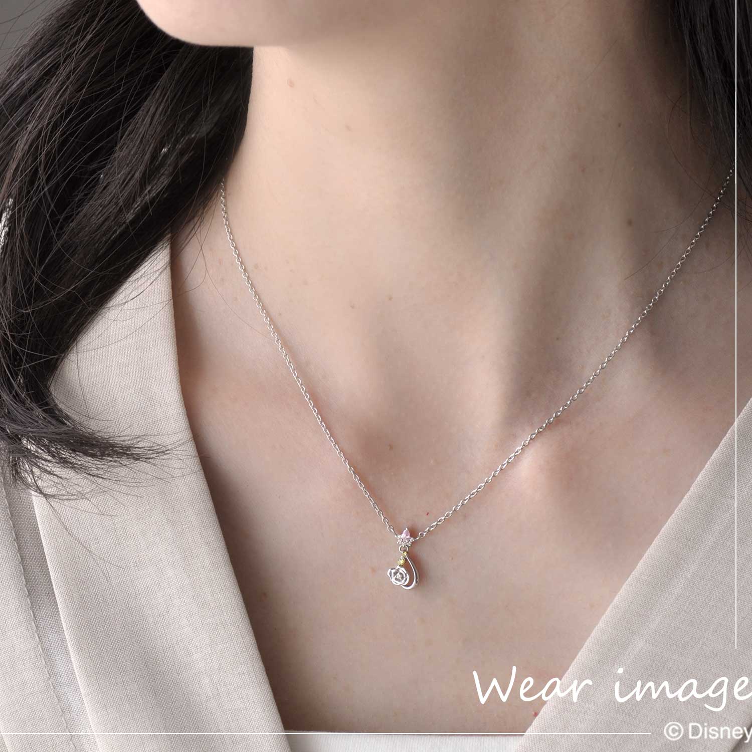 ディズニー] プリンセス 美女と野獣 ベル / シルバー キュービック