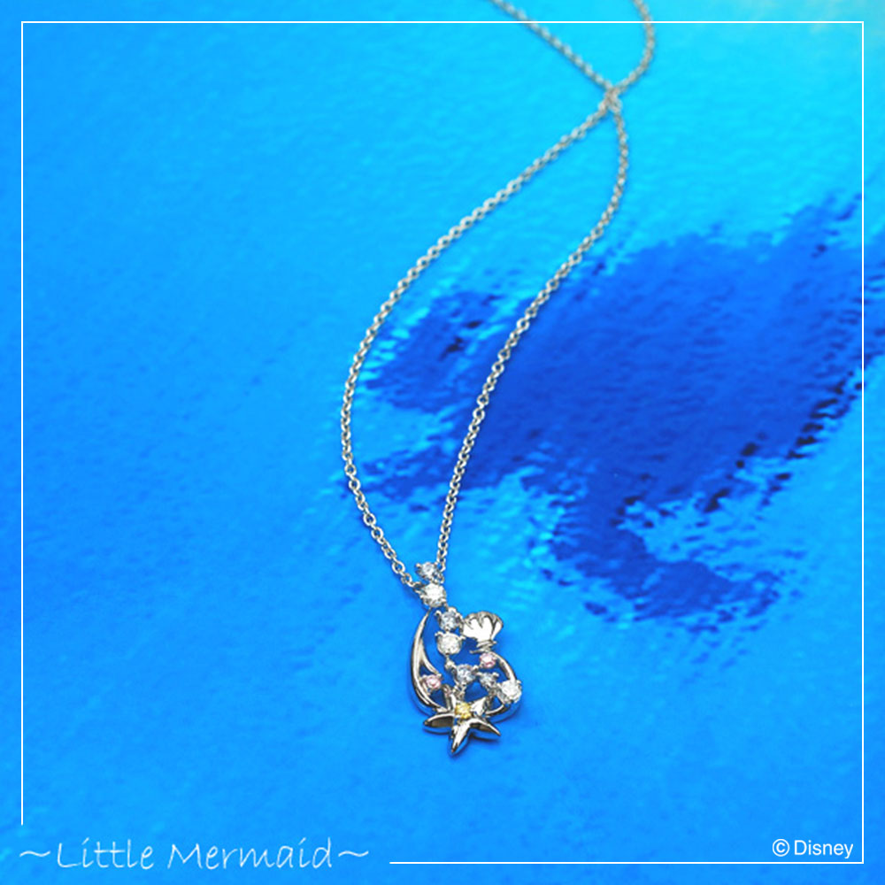 ディズニー] リトル・マーメイド / シルバー キュービックジルコニア