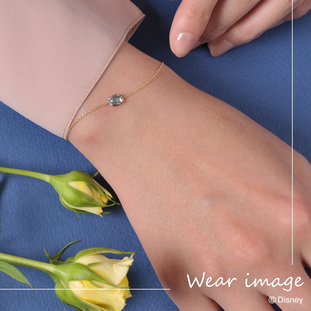 ディズニー] アラジン ジャスミン / プリンセス 10金 ブレスレット