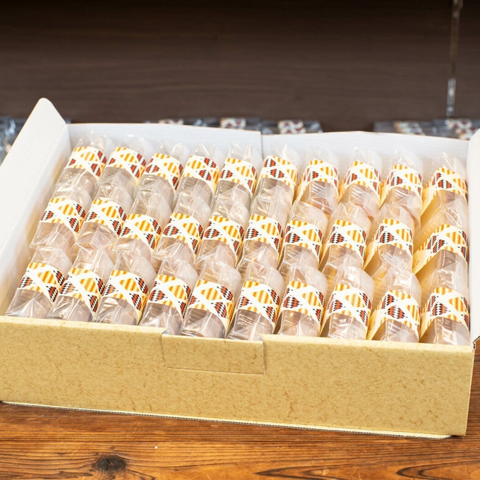 カットカステラ詰め合わせ 30個入 化粧箱  プレーン5・落花生5・抹茶5・チョコ5・紅茶5・えごままたは季節限定カステラ5