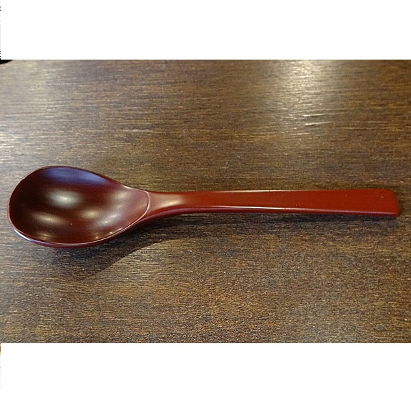 伊藤寛司商店 古代あかね塗煮豆スプーン 漆塗り 送料込 （沖縄別途870