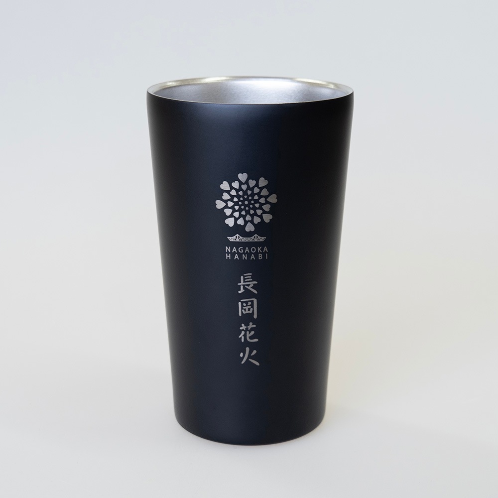 【ブラック】長岡花火オフィシャルロゴタンブラー