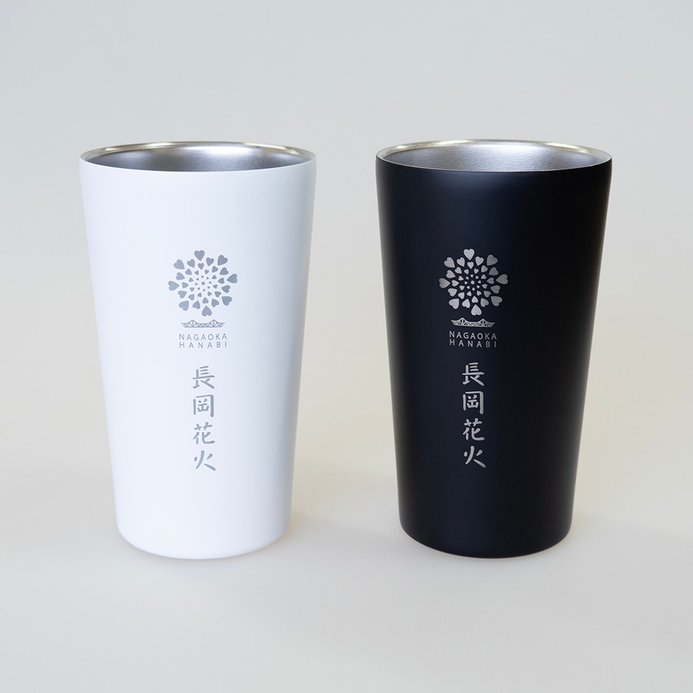 【ホワイト】長岡花火オフィシャルロゴタンブラー