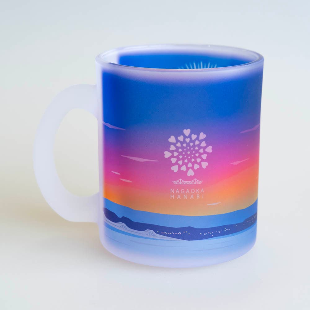 長岡花火 夕景フロストマグ