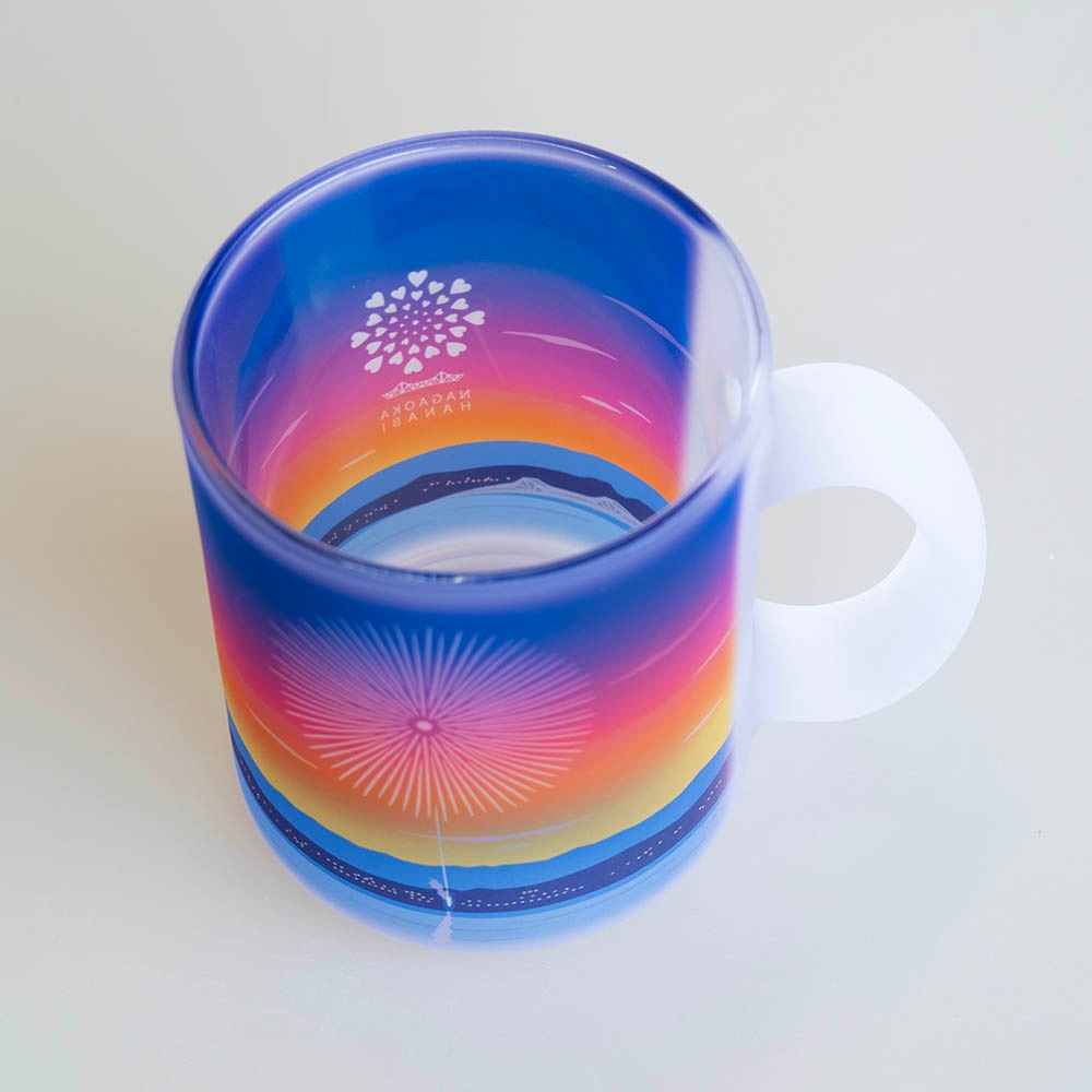 長岡花火 夕景フロストマグ