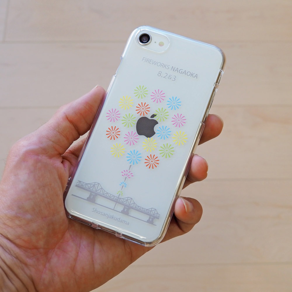 正三尺玉「彩色千輪」 iPhoneクリアケース 【 iPhoneSE 第3/第2世代 対応 】