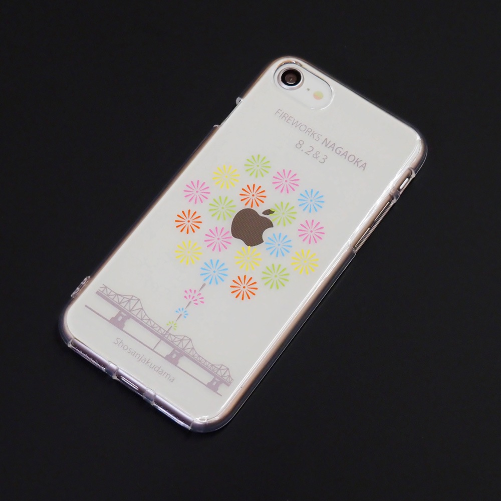 正三尺玉「彩色千輪」 iPhoneクリアケース 【 iPhoneSE 第3/第2世代 対応 】