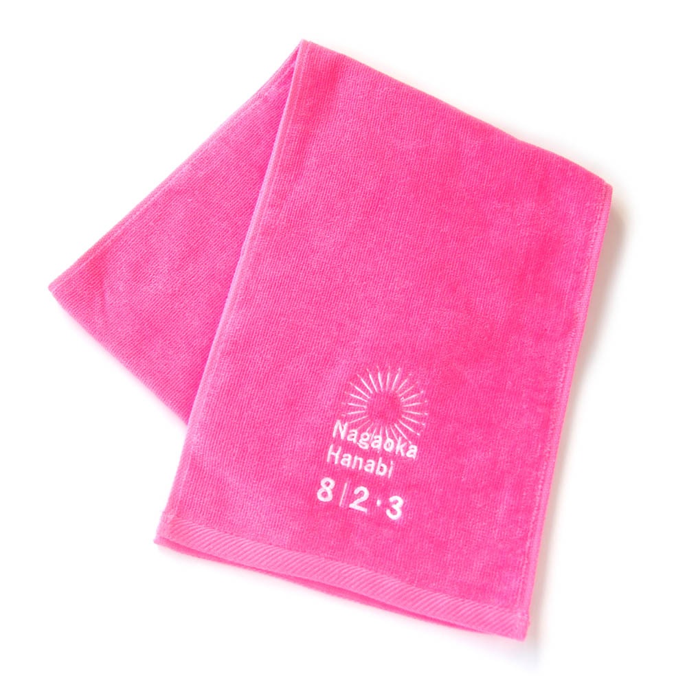 Nagaoka Hanabi マフラータオル（ピンク）