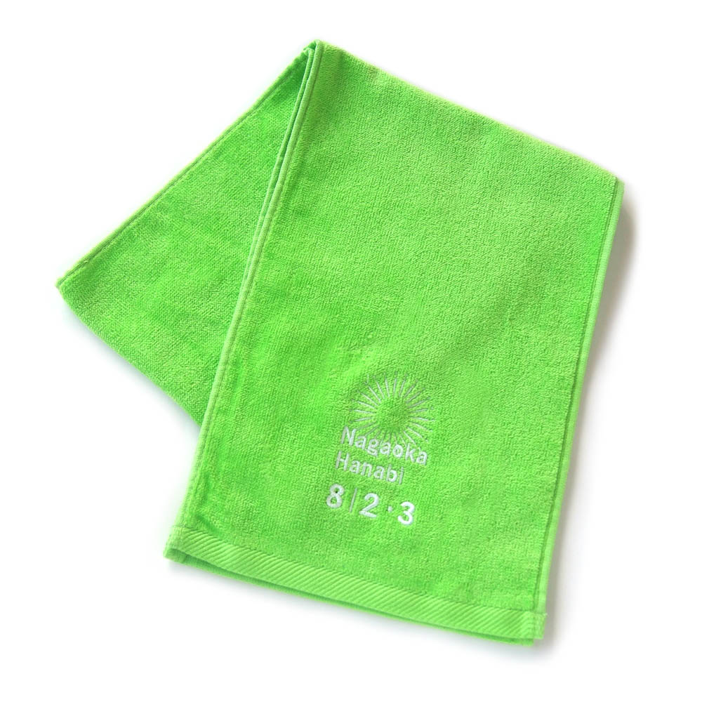 Nagaoka Hanabi マフラータオル（グリーン）