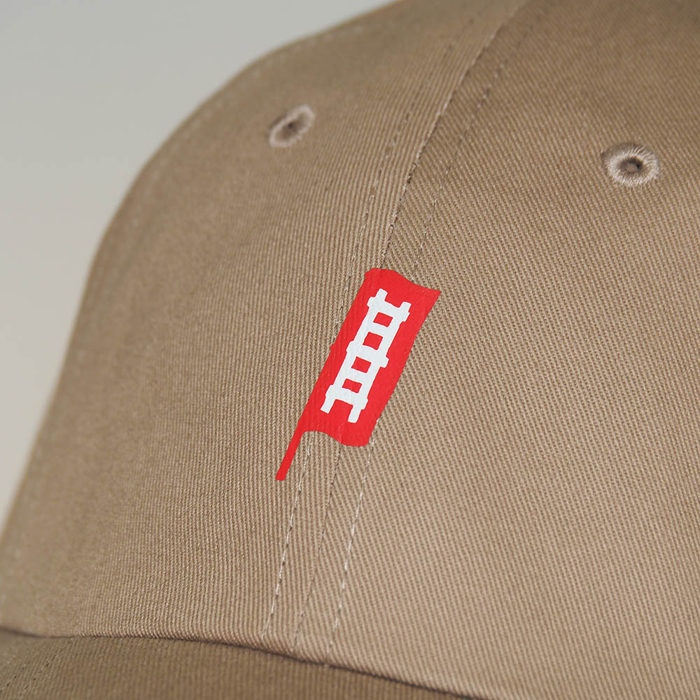 越後長岡藩 五間梯子コットンツイルキャップ 【サンド】