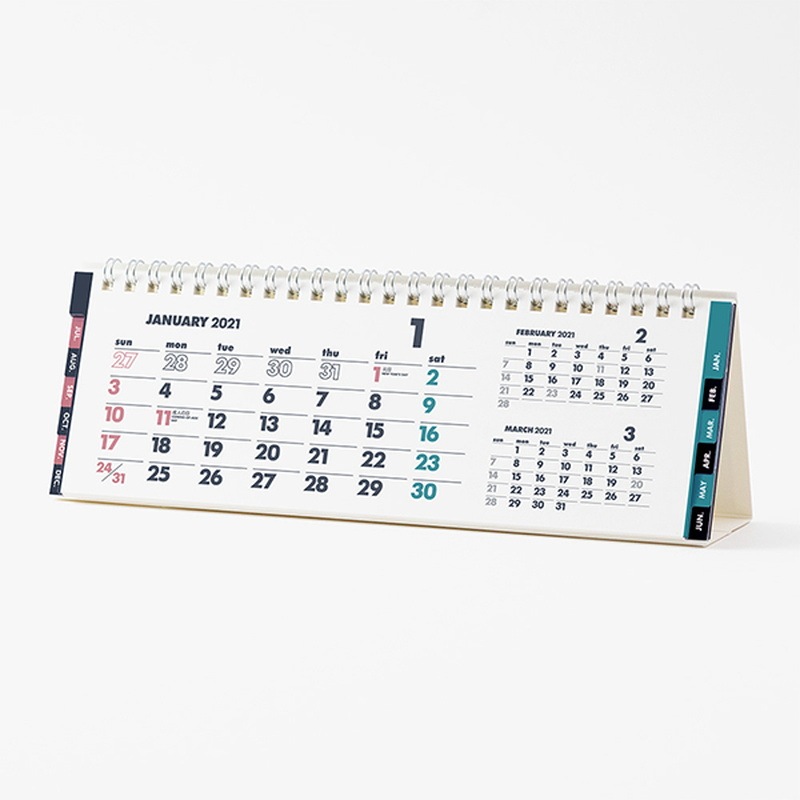 イノベーター 21年カレンダー 卓上カレンダー スリム W23 H7 5cm Innovator R3 令和3年 デスクカレンダー シンプル おしゃれ 見やすい すべての商品 ナガサワ文具センター公式オンラインショップ