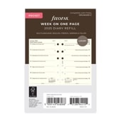 FILOFAX 2025ǯ ƥĢե ߥ6 2֡ʥåȥ󥯥꡼ 25-68239 եեå