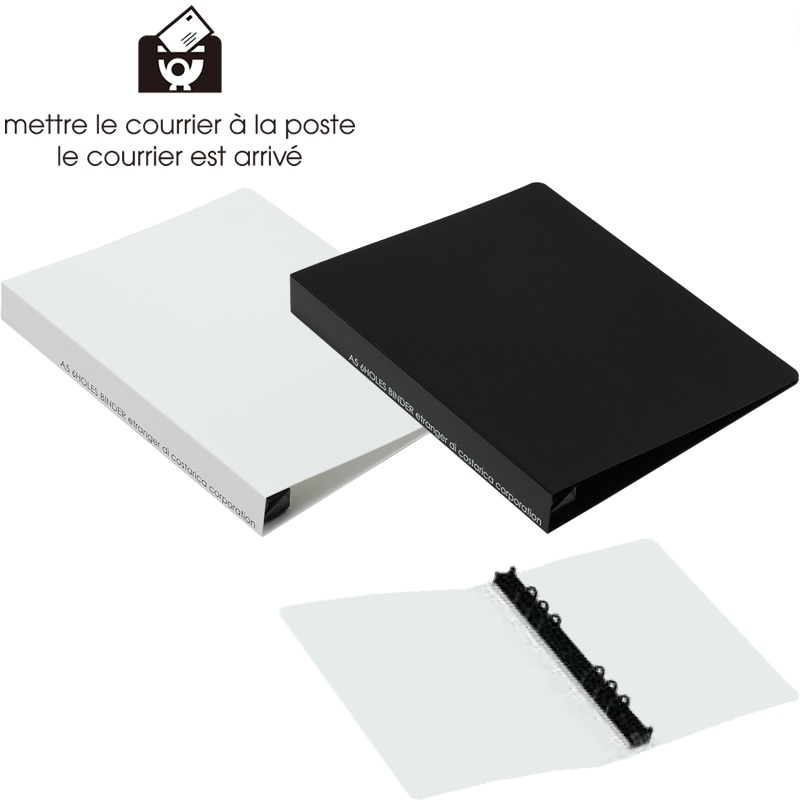 エトランジェ A5サイズ 6穴 バインダー システム手帳 ファイル SLD-13