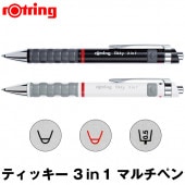 Rotring/���åȥ�� Tikky 3 in 1 �ޥ���ڥ� �ܡ���ڥ������+���㡼��0.5mm �֥�å�/�ۥ磻�� �ƥ��å���/3���ܡ���ڥ�/3���ڥ�/ʣ��ɮ����/¿��ǽ�ڥ�