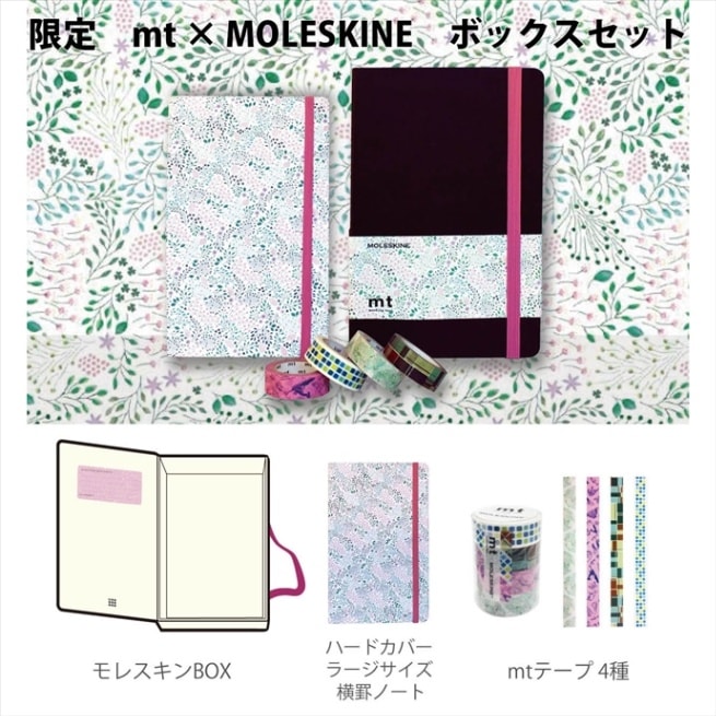 【新品未開封】モレスキン　mt コラボ　特別限定　ボックス モレスキンx mt】初めてのモレスキンノートは、マスキングテープ