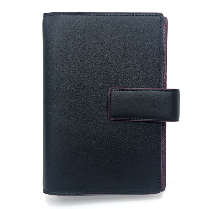 【 システム手帳 本革製 ASHFORD 】 ASHFORD システム手帳 バイブルサイズ 19mmリング ホック