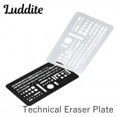 ������� THIS INDUSTRIAL TECHNICAL ERASER PLATE ���ä���+�ƥ�ץ졼��+�구 �֥�å�/�ۥ磻�� LDTI-TEP