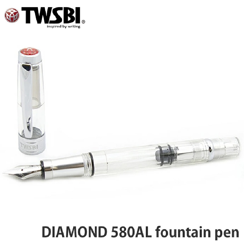 ツイスビー 万年筆 ダイヤモンド580 AL（アルミニウム） <br>（TWSBI