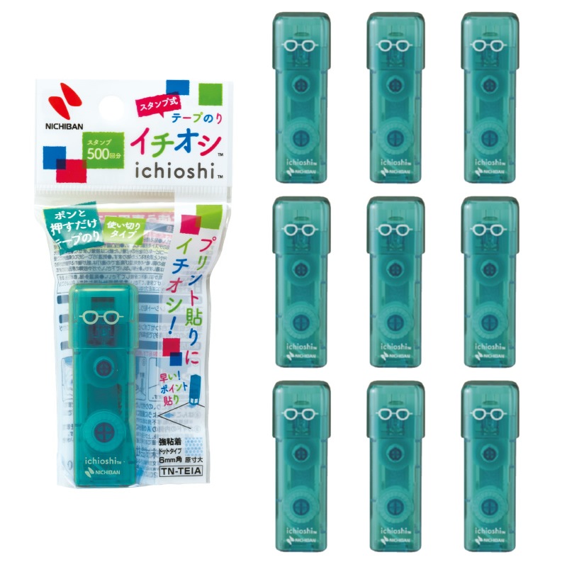 お得な10個セット】 ニチバン テープのり tenori イチオシ アクア TN