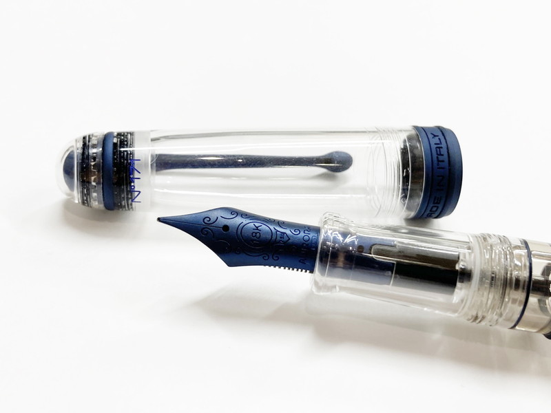 アウロラ 万年筆 F字 限定品 アウロラ 限定万年筆 トリロビッティ・コバルト F | あいうえお順