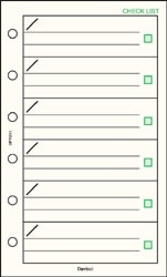 Davinci システム手帳リフィル ミニ6穴サイズ チェックリスト | すべて