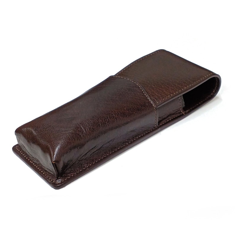 ブレイリオ オイルバッファロー ワイドフラップペンケース 2本差し