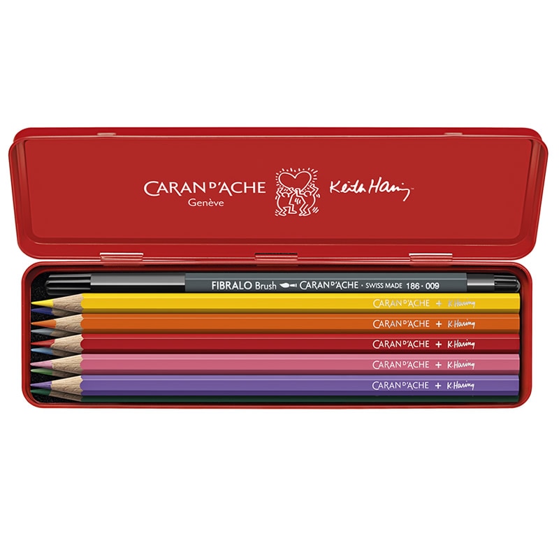 カランダッシュ＋キース・へリング カラーセット（水溶性色鉛筆10色＋