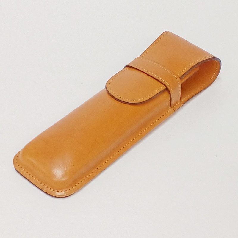 TRIM トリム－レザーペンケース 良品 TRIM トリム ペンケース＆ジョッター マチあり