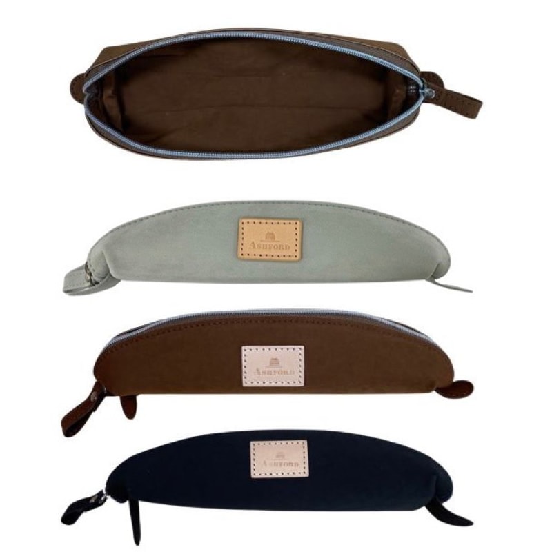 ASHFORD/アシュフォード ミリクロス ペンケース アイスグレー/ライト