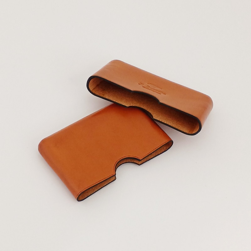 イルブセット 本革 シームレス名刺入れ ブラウン 7815007 | あいうえお