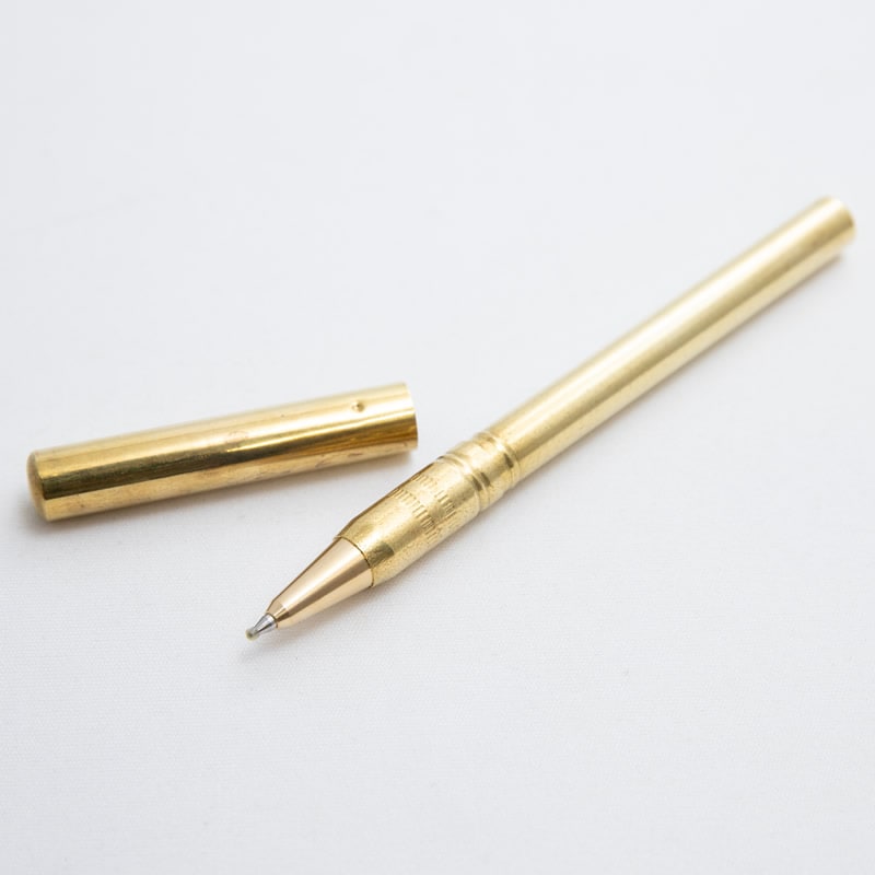 AJOTO THE PEN Brass Natural Spun 真鍮ボールペン THE PEN Brass Natural Spun – Kakimori