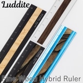 ������� THIS INDUSTRIAL Fine Wood Hybrid Ruler ���� �ϥ��֥�å��구 ����ߡ�����