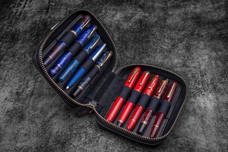 ガレンレザー A6サイズ シップフォリオ 10本差し ワイドレザー