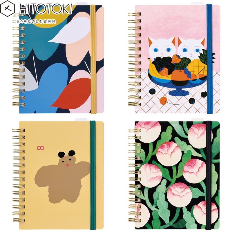 キングジム HITOTOKI NOTE パスポートサイズ リンゴ/フルーツ