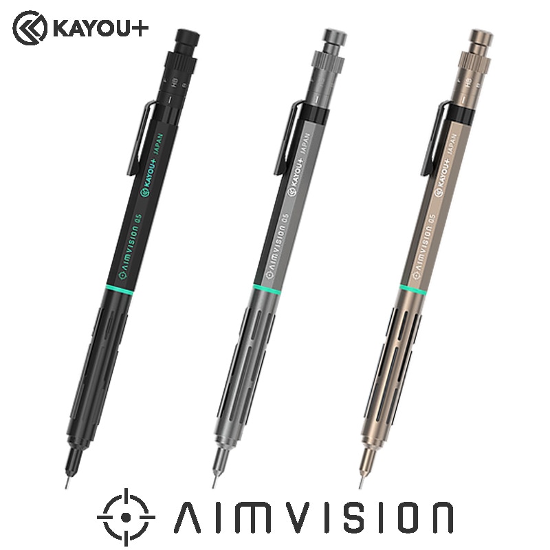 【数量限定】KAYOU+ AIMVISION 0.5 シャープペンシル本体 KAYOU+|カーユプラス シャープペンシル AIMVISION|エイム