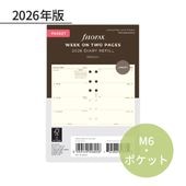FILOFAX 2026ǯ ƥĢե ߥ6 1 -ʥåȥ󥯥꡼ 26-68224 եեå