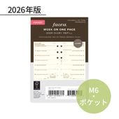 FILOFAX 2026ǯ ƥĢե ߥ6 2֡ʥåȥ󥯥꡼ 26-68239 եեå