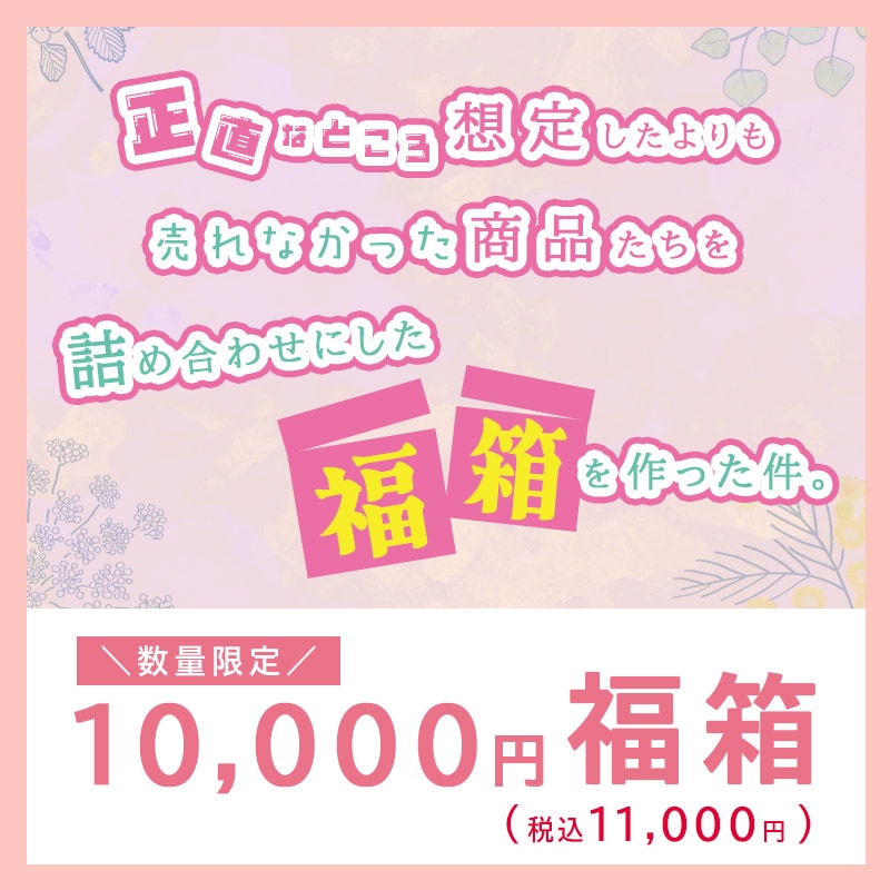 数量限定】 10,000円福箱『正直なところ想定したよりも売れなかった