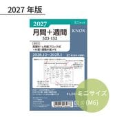 KNOX/�Υå��� 2027ǯ �����ƥ��Ģ��ե��� �ߥ˥�����(�ߥ�6) ������ ������1����� �֥��å���������1���� ���̥�� 523-152